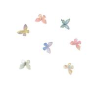 Resin Zinc Alloy Earring, with Zinc Alloy, Butterfly, fashion jewelry & for woman, multi-colored 