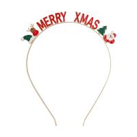 Christmas Headband, Zinc Alloy, Christmas Design & fashion jewelry & for woman & enamel, multi-colored, 4mm 