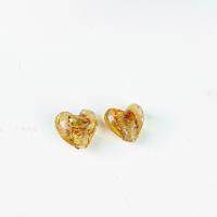 Perles murano fleur intérieur, chalumeau, coeur, dessiné à la main, DIY, plus de couleurs à choisir Vendu par PC