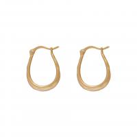 Brass Drop Earring, gold color plated, fashion jewelry & for woman & hollow, golden 