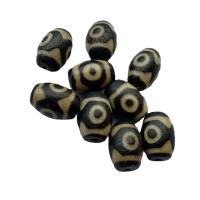 Natural Tibetan Agate Dzi Beads, DIY, two different colored 