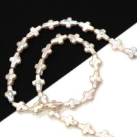 Baroque Cultured Freshwater Pearl Beads, Cross, DIY, white Approx 38 cm 