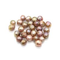 Baroque Cultured Freshwater Pearl Beads, Edison Pearl, Round, DIY, mixed colors, 12-13mm 