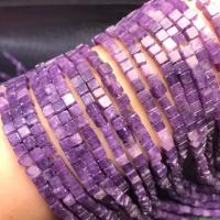 Perles lilas, cadre, poli, DIY, violet Environ 38-40 cm, Vendu par brin