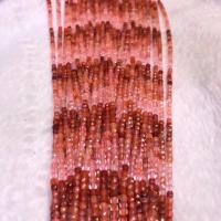Agate Beads, Yunnan Red Agate, Square, polished, DIY & faceted, pink Approx 38-40 cm 