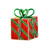 Christmas Jewelry Brooch , Zinc Alloy, plated & Christmas Design & enamel & with rhinestone 
