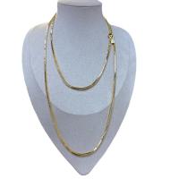 Fashion Multi Layer Necklace, Zinc Alloy, plated, Double Layer & snake chain & for woman Approx 16-19.7 Inch 