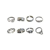 Палец кольцо-латунь, Латунь, Другое покрытие, регулируемый & Женский, Много цветов для выбора, размер:6-8, продается PC