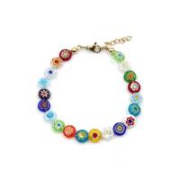 Bracelets Murano, chalumeau, fleur, bijoux de mode & pour femme, plus de couleurs à choisir Environ 6-8 pouce, Vendu par PC