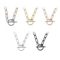 Stainless Steel Jewelry Necklace, 304 Stainless Steel, Vacuum Ion Plating, fashion jewelry & for woman Approx 19.5 Inch 