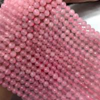 Natural Rose Quartz Beads, polished, DIY & faceted, pink Approx 38-40 cm 