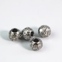 Edelstahl Perlen, 304 Edelstahl, DIY, 9.2x10.2mm, Bohrung:ca. 3.6mm, verkauft von PC