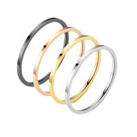 Titanium Steel Finger Ring, fashion jewelry & Unisex 2mm 