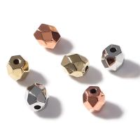 Plated CCB Plastic Beads, Copper Coated Plastic, DIY & faceted 
