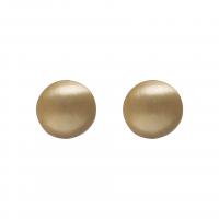 Brass Drop Earring, Round, plated, fashion jewelry & for woman 