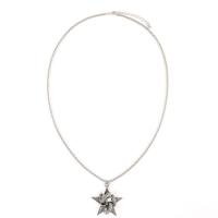 Zinc Alloy Necklace, with 5cm extender chain, silver color plated, for man Approx 60 cm 