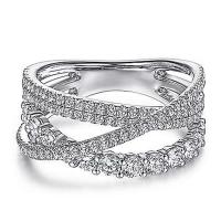Cubic Zirconia Micro Pave Brass Finger Ring, with Cubic Zirconia, platinum plated & for woman, clear, 8mm 
