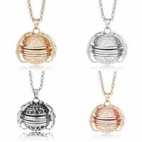 Fashion Locket Necklace, Zinc Alloy, plated, DIY & with photo locket & Unisex 20mm Approx 23.62 Inch 