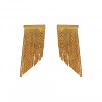 Fashion Fringe Earrings, Brass, plated, fashion jewelry & for woman 