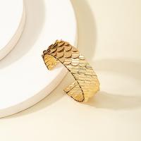Zinc Alloy Cuff Bangle, gold color plated, fashion jewelry & for woman, Inner Approx 60mm 