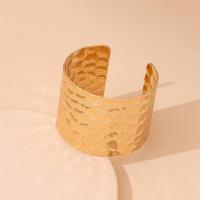 Zinc Alloy Cuff Bangle, gold color plated, fashion jewelry & for woman, Inner Approx 60mm 