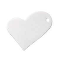 pendentifs de cœur en inox , Acier inoxydable 304, coeur, unisexe & normes différentes pour le choix, couleur originale, Vendu par PC