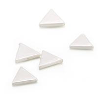 Perles en coquille naturel, triangle, DIY, blanc, 13mm, Environ Vendu par sac