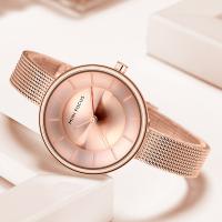 Bracelets de montre pour femmes, alliage de zinc, avec verre & Acier inoxydable 304, mouvement japonais, Résistant à l’eau de vie & bijoux de mode, plus de couleurs à choisir Environ 7.64 pouce, Vendu par PC