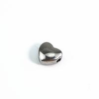 Stainless Steel Beads, 304 Stainless Steel, Heart, DIY & Unisex, original color 