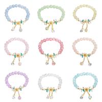 Kristall Armbänder, Blume, Modeschmuck & für Frau, mehrere Farben vorhanden, 70mm, verkauft von PC
