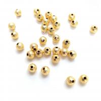 Brass Jewelry Beads, Round, plated 