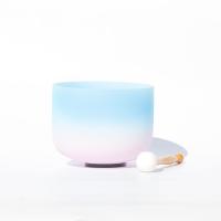 Природный кварцевый Поющая чаша, разный размер для выбора, светло-синий, продается PC