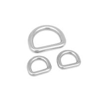 Сумка D кольцо Пряжка, Нержавеющая сталь 304, машинная полировка & разный размер для выбора, оригинальный цвет, продается PC