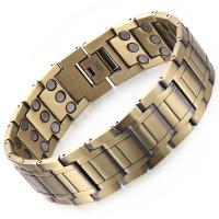 Brass Bracelets, plated, fashion jewelry & for man 21mm Approx 8.86 Inch 