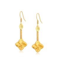 Zinc Alloy Drop Earring, gold color plated & fashion jewelry & for woman, golden 