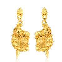 Zinc Alloy Drop Earring, gold color plated, vintage & for woman, golden 