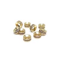 Brass Spacer Beads, plated, DIY & micro pave cubic zirconia Approx 2.2mm 