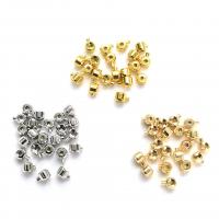 Brass Crimp Beads, plated, DIY 3.2mm 