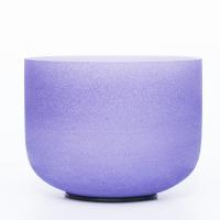 Cuarzo natural Tazón de canto, diverso tamaño para la opción, Púrpura, Vendido por UD