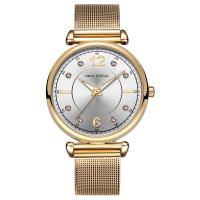 Women Wrist Watch, Zinc Alloy, with Glass & 304 Stainless Steel, Japanese movement, Life water resistant & for woman & with rhinestone Approx 8.9 Inch 