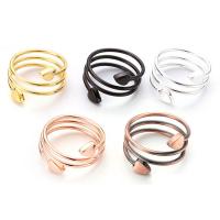 Titanium Steel Finger Ring, plated, fashion jewelry & Unisex 41mm 