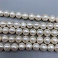 Round Cultured Freshwater Pearl Beads, DIY, white, 8.5-10mm Approx 15 Inch 