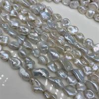 Baroque Cultured Freshwater Pearl Beads, DIY, white, 11-12mm Approx 15 Inch 