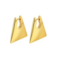 Brass Drop Earring, gold color plated, for woman, golden 