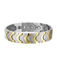 Titan Edelstahl Armband / Armreif, Titanstahl, plattiert, Modeschmuck & für den Menschen, keine, 16mm, Länge:ca. 8.46 ZollInch, verkauft von PC