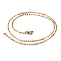 Titanium Steel Chain Necklace, Vacuum Ion Plating, fashion jewelry & Unisex 