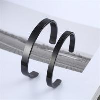 Titanium Steel Bracelet & Bangle, Vacuum Plating, open 