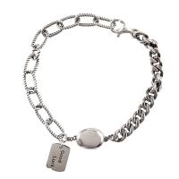 Sterling Silver Bracelets, 925 Sterling Silver, plated, for woman Approx 6.7 Inch 