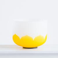 Природный кварцевый Поющая чаша, разные стили для выбора, желтый, продается PC