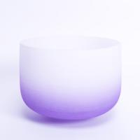 Cristal naturel Bol chantant, normes différentes pour le choix, violet, Vendu par PC